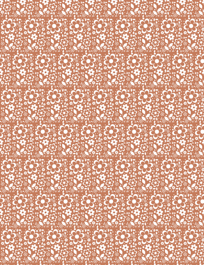 PCC VK111 PYREX FLORAL (10 OPTIONS) Transfer Paper | POLYMER CLAY