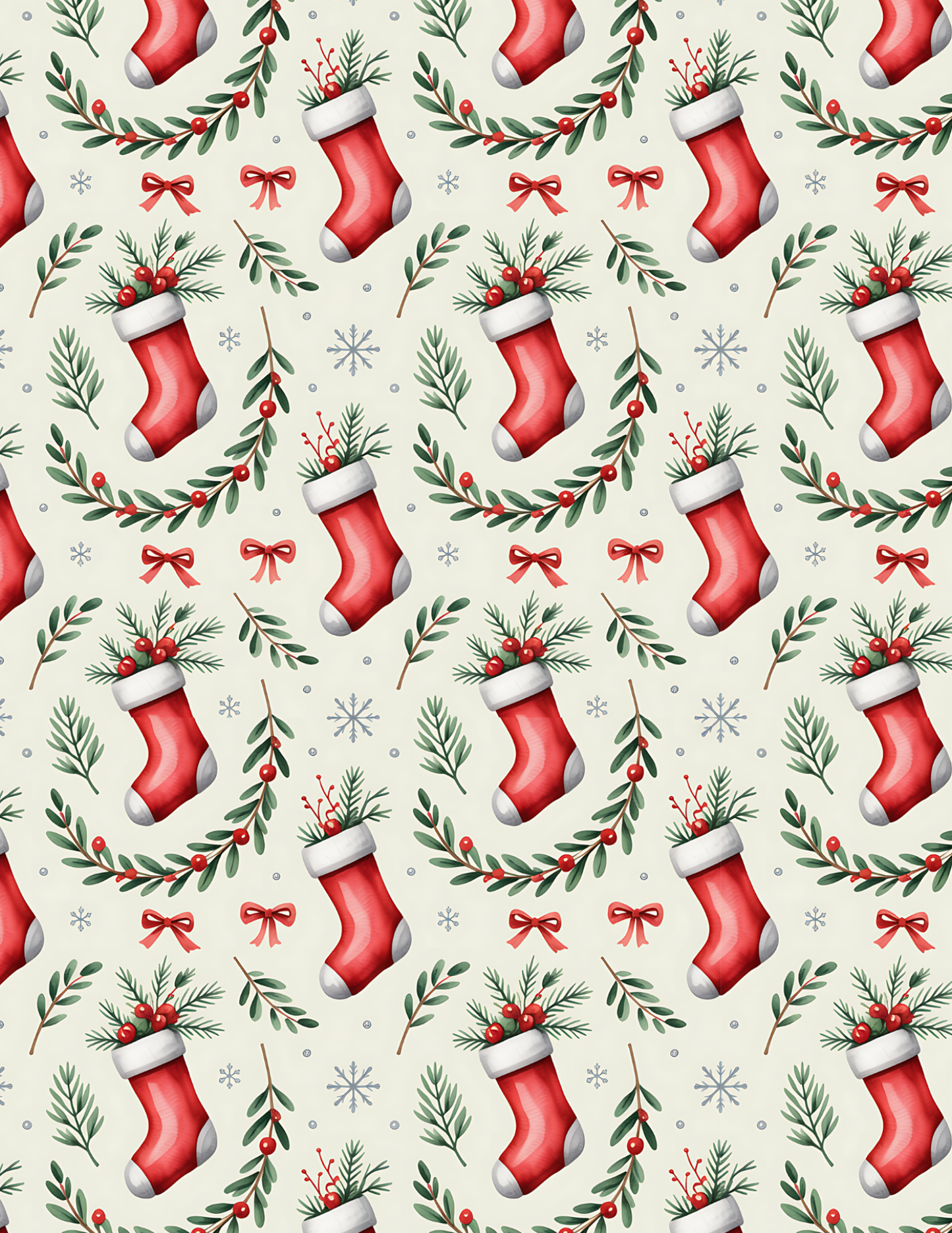 PCC 2073 XMAS STOCKINGS Transfer Paper | CHRISTMAS | POLYMER CLAY