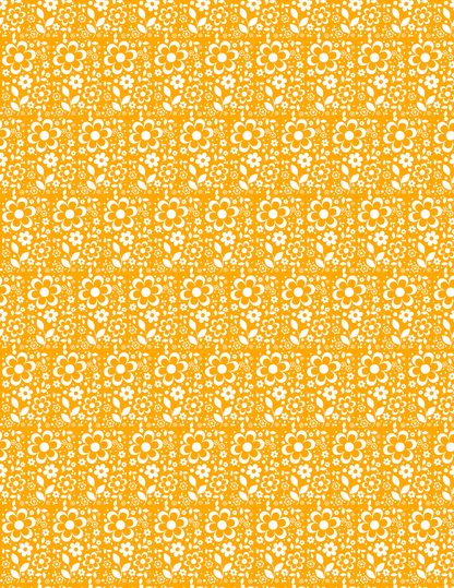 PCC VK111 PYREX FLORAL (10 OPTIONS) Transfer Paper | POLYMER CLAY