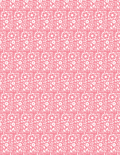 PCC VK111 PYREX FLORAL (10 OPTIONS) Transfer Paper | POLYMER CLAY