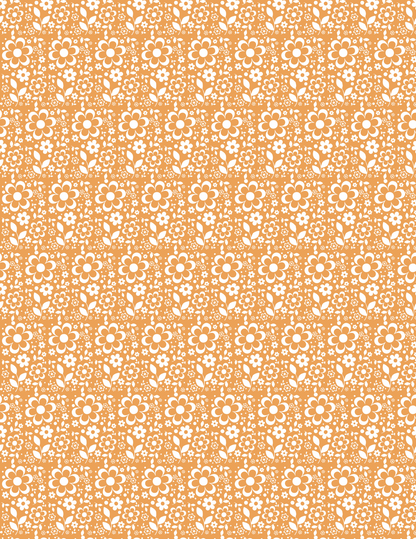 PCC VK111 PYREX FLORAL (10 OPTIONS) Transfer Paper | POLYMER CLAY