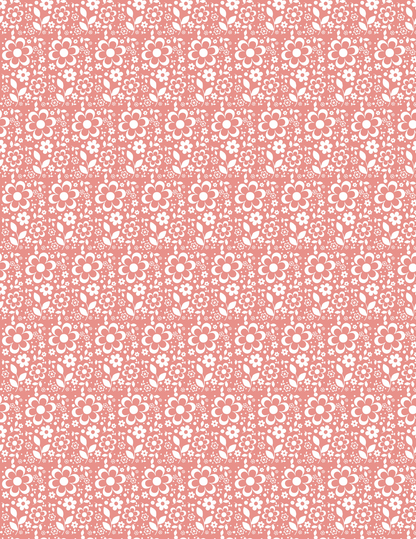 PCC VK111 PYREX FLORAL (10 OPTIONS) Transfer Paper | POLYMER CLAY