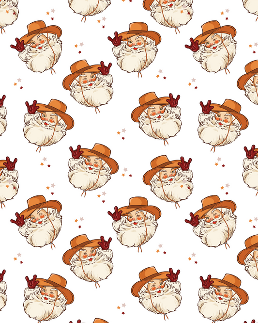 PCC 2065 COUNTRY CHRISTMAS SANTA Transfer Paper | CHRISTMAS | POLYMER CLAY