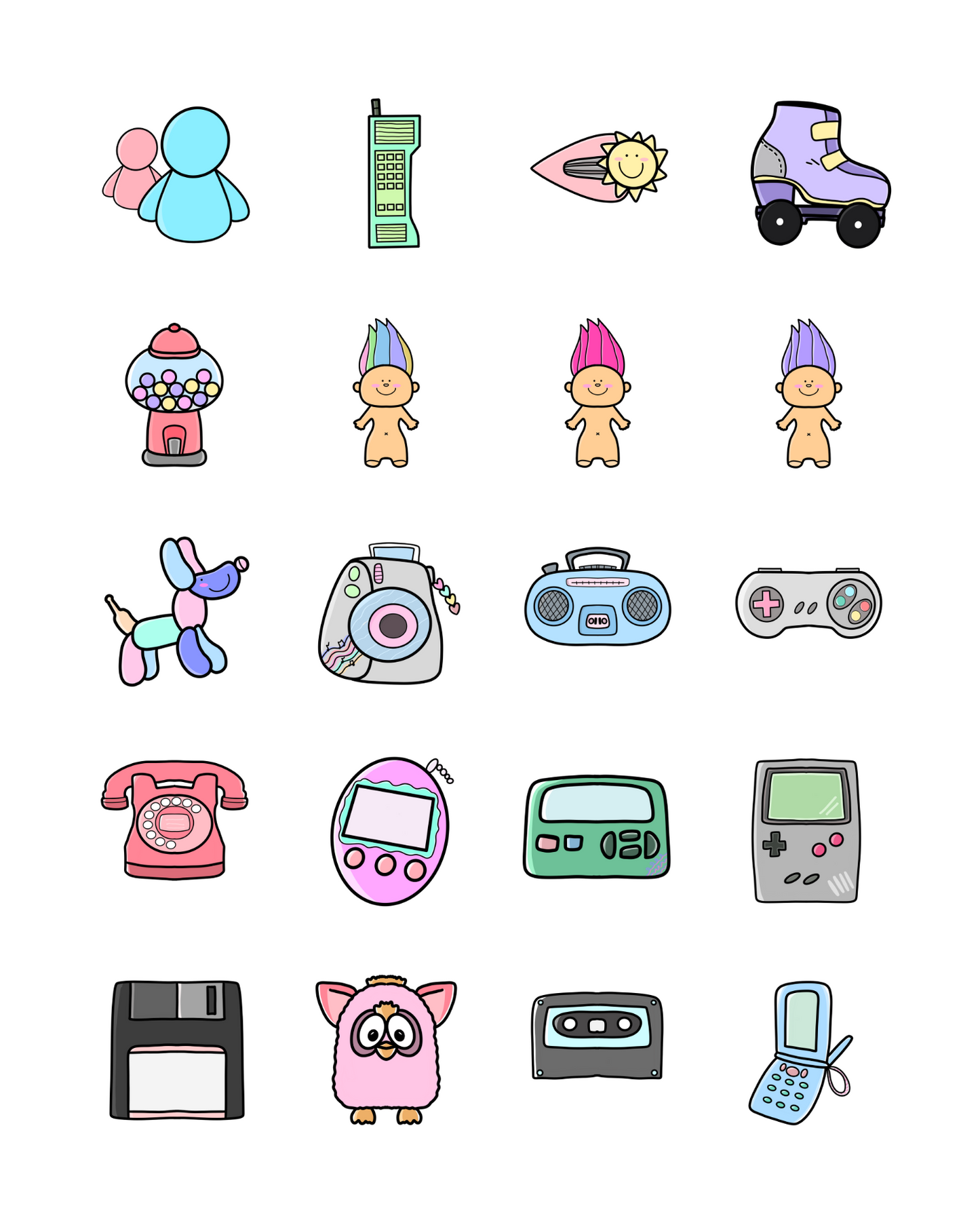 PCC 2055 THE 90S Transfer Paper | THE CHARM BAR