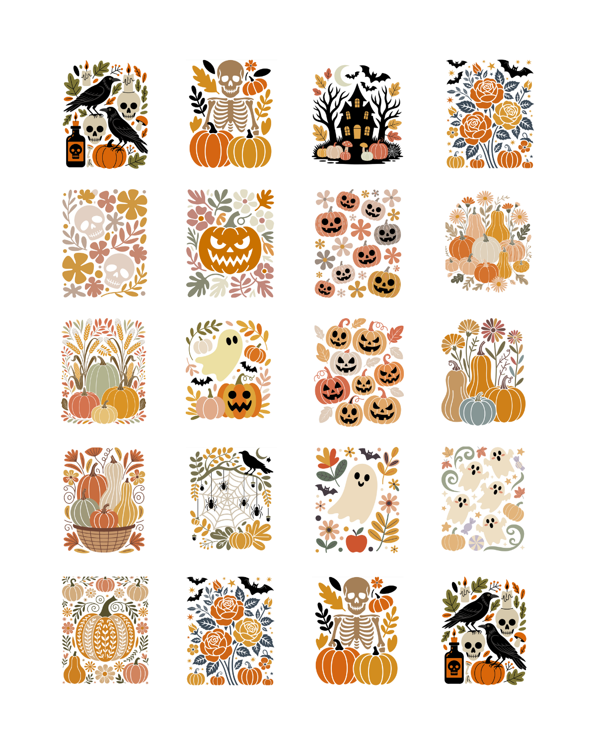 PCC 2050 AUTUMN MATISSE STYLE PRINTS Transfer Paper | THE CHARM BAR