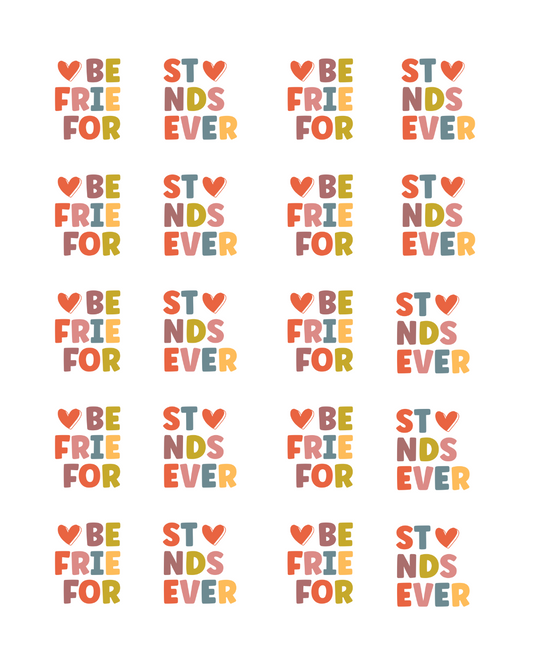 PCC 2061 BEST FRIENDS FOREVER (2PK) Transfer Paper | THE CHARM BAR