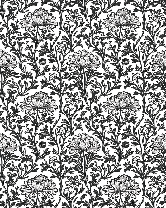 PCC 495 Transfer Paper | B/W FLORALS