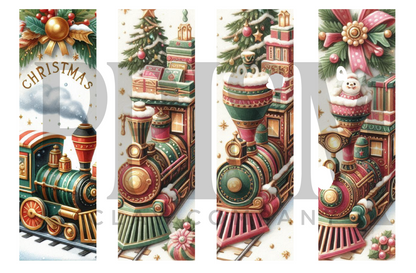 BOOK042| Transfer Paper Bookmark Set of 4 | CHRISTMAS