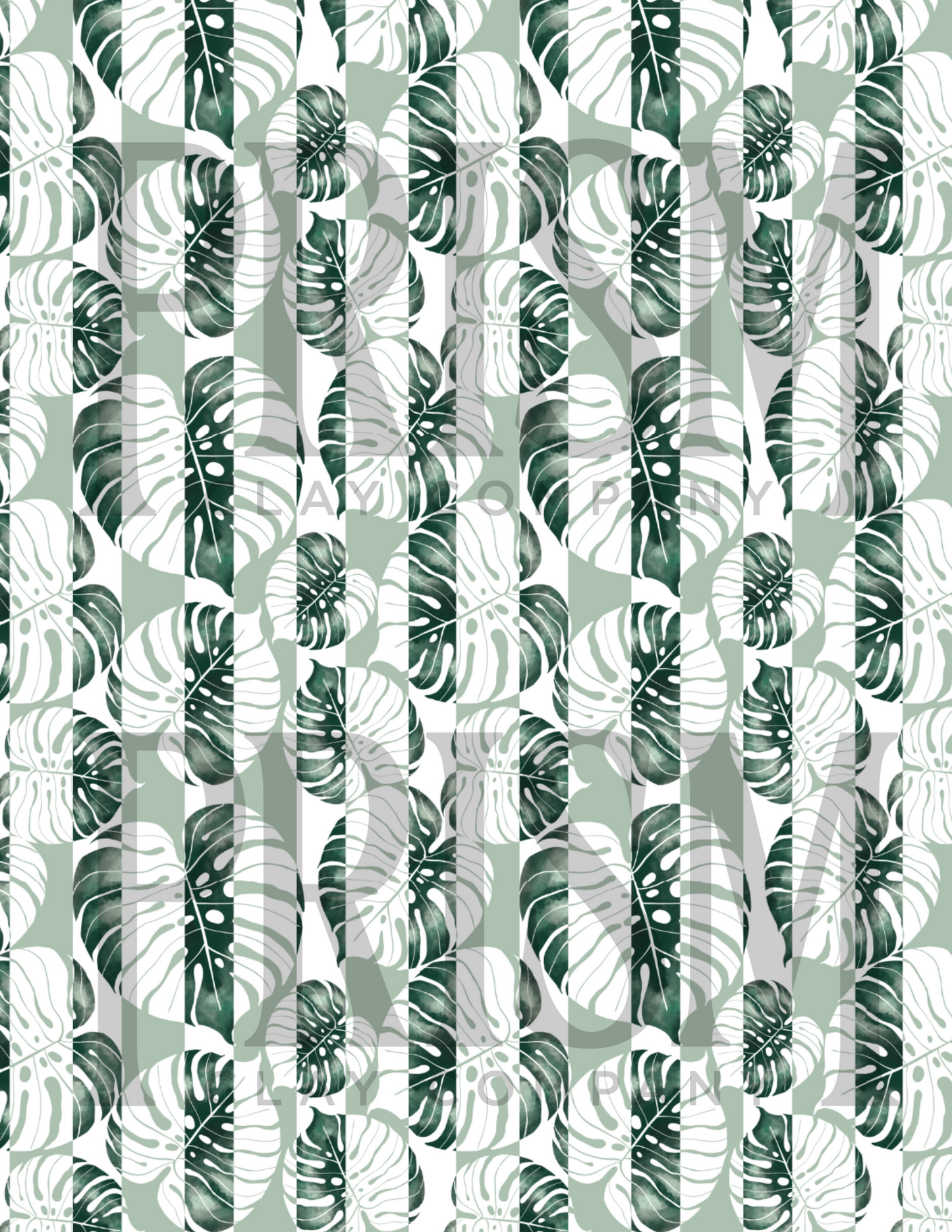 PCC 332 Transfer Paper | MONSTERA STRIPES