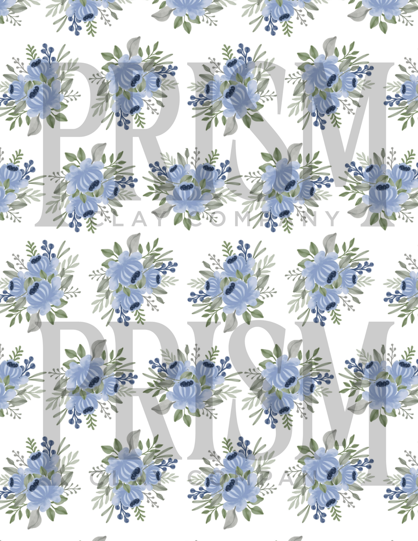 PCC 330 Transfer Paper | BLUE FLORAL