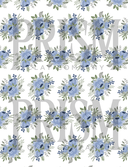 PCC 330 Transfer Paper | BLUE FLORAL