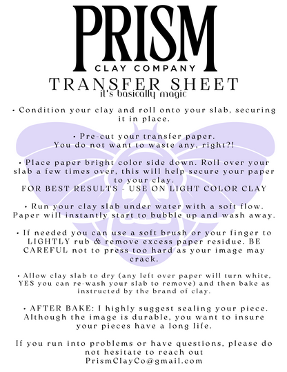 Transfer Sheet | Oujia Board | Spirit Board