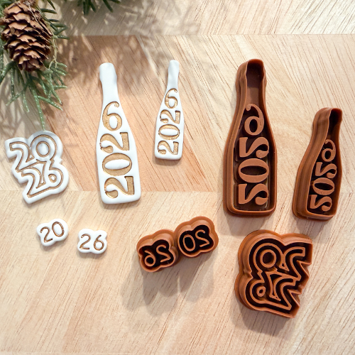 NYE 2026 | NYE HOLIDAY | POLYMER CLAY CUTTERS