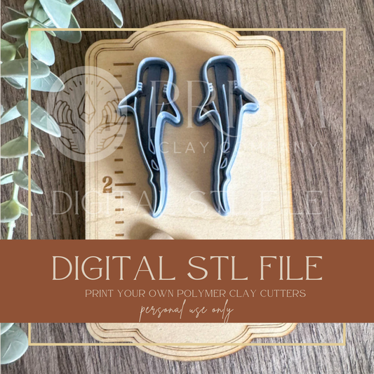 Whale Shark STL File | 2 Sizes | Digital Instant Download | 3D Printing STL File | Polymer Clay Tool | Polymer Clay Cutter STL File