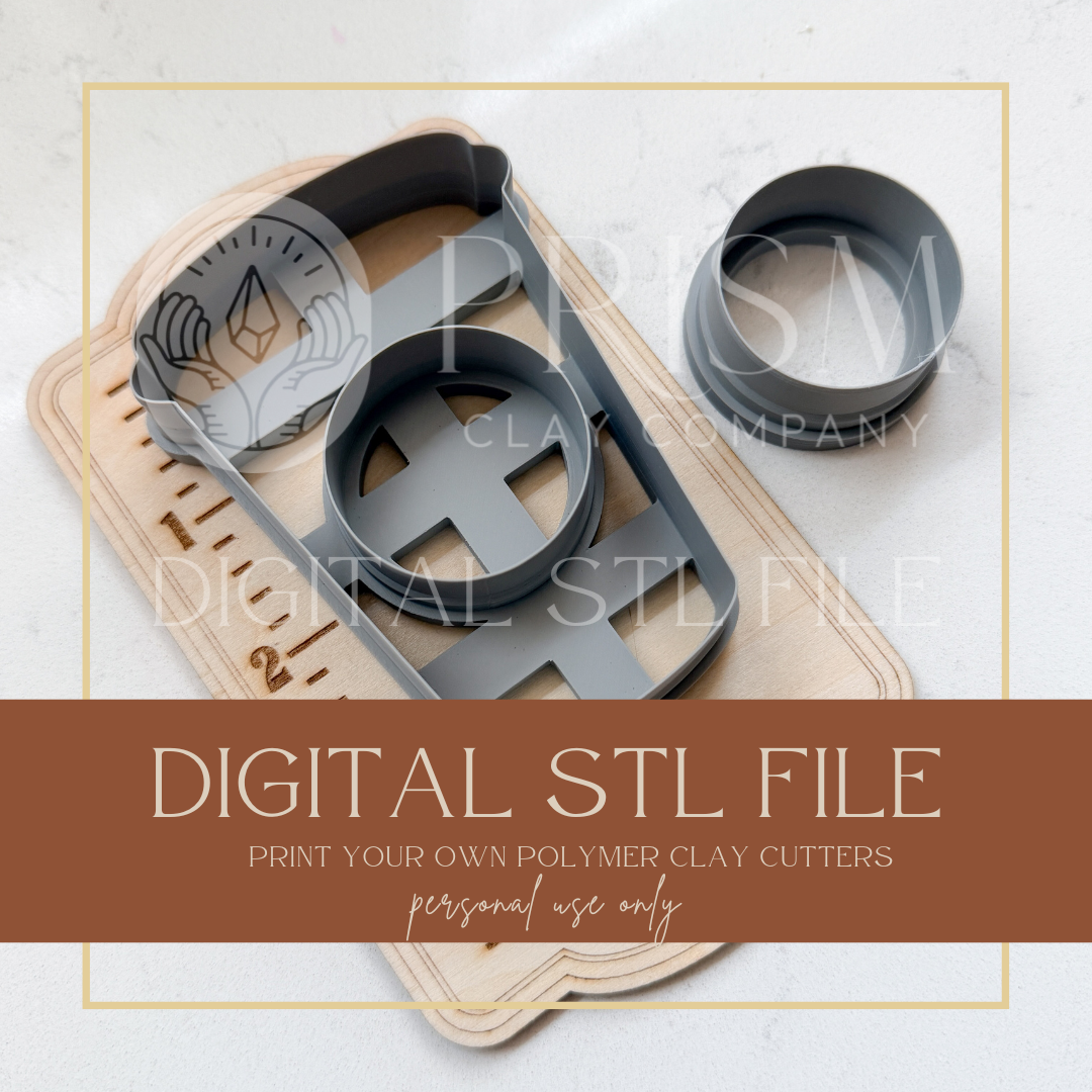 Mood Magnet STL File | Digital Instant Download | 3D Printing STL File | Polymer Clay Tool | Polymer Clay Cutter STL File