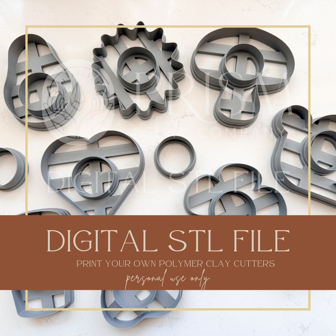 Mood Magnet STL File | Digital Instant Download | 3D Printing STL File | Polymer Clay Tool | Polymer Clay Cutter STL File