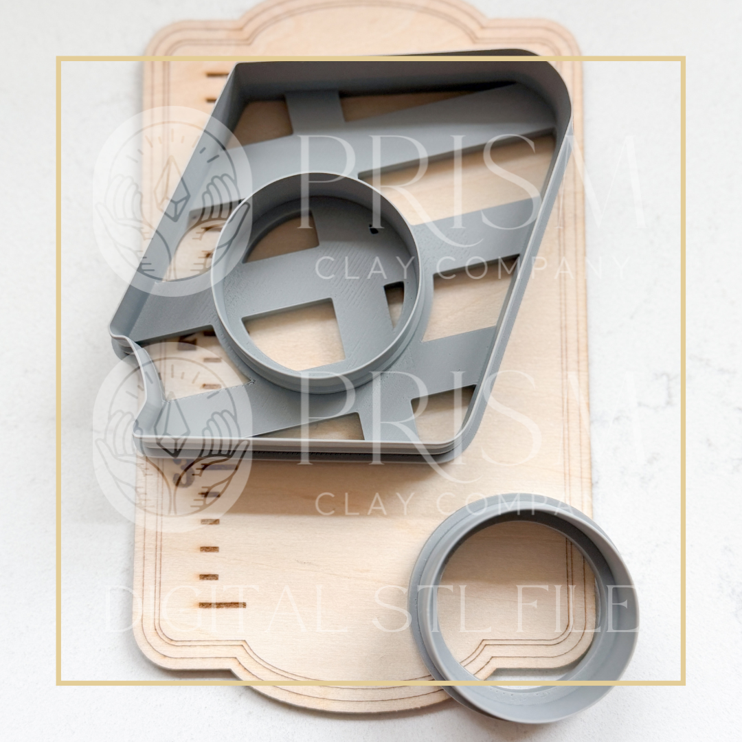 Mood Magnet STL File | Digital Instant Download | 3D Printing STL File | Polymer Clay Tool | Polymer Clay Cutter STL File