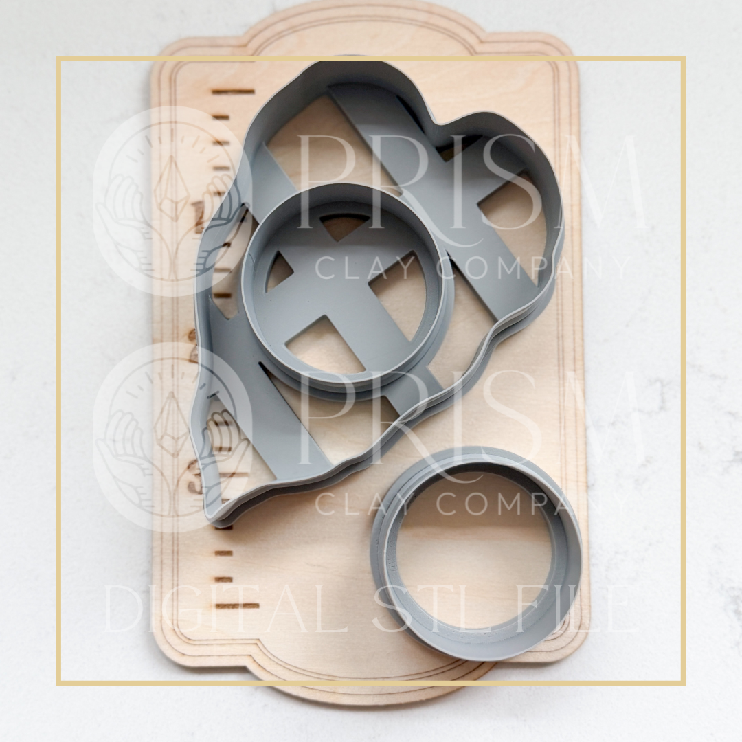 Mood Magnet STL File | Digital Instant Download | 3D Printing STL File | Polymer Clay Tool | Polymer Clay Cutter STL File