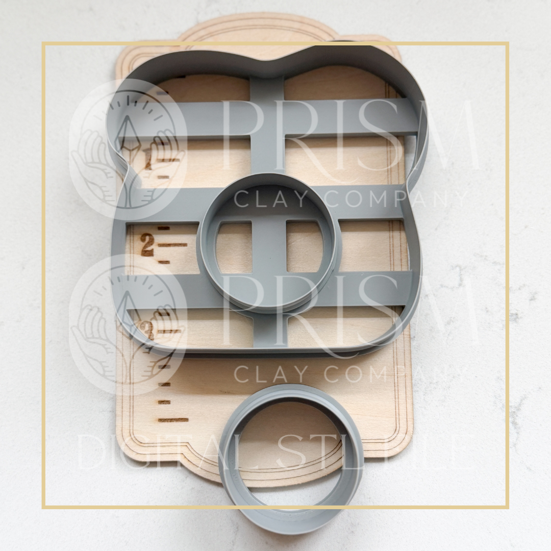 Mood Magnet STL File | Digital Instant Download | 3D Printing STL File | Polymer Clay Tool | Polymer Clay Cutter STL File