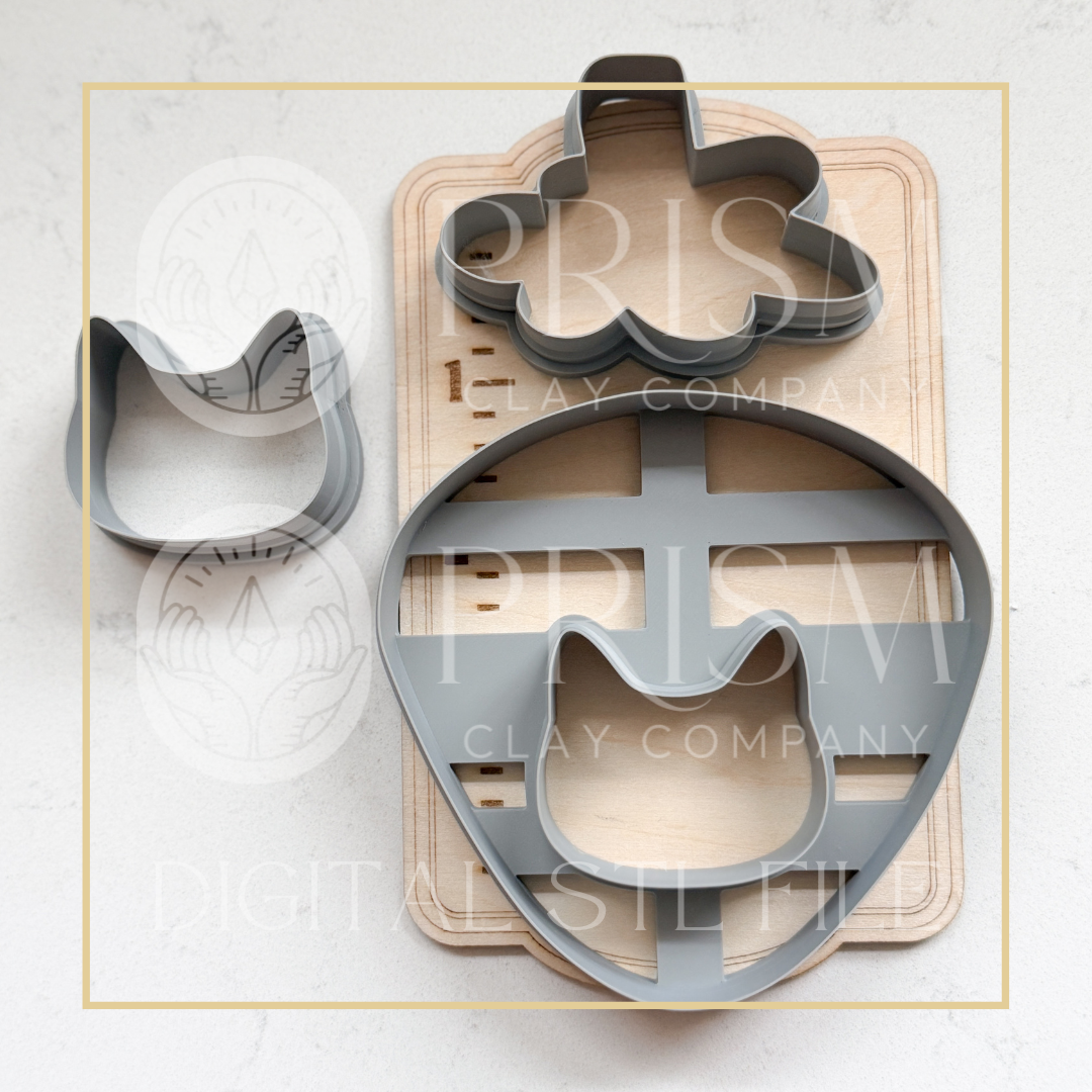 Mood Magnet STL File | Digital Instant Download | 3D Printing STL File | Polymer Clay Tool | Polymer Clay Cutter STL File