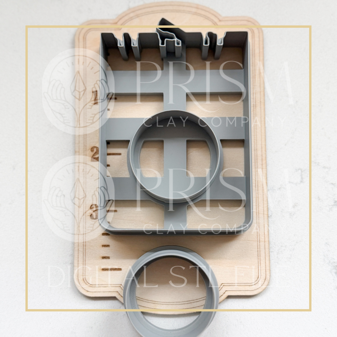 Mood Magnet STL File | Digital Instant Download | 3D Printing STL File | Polymer Clay Tool | Polymer Clay Cutter STL File