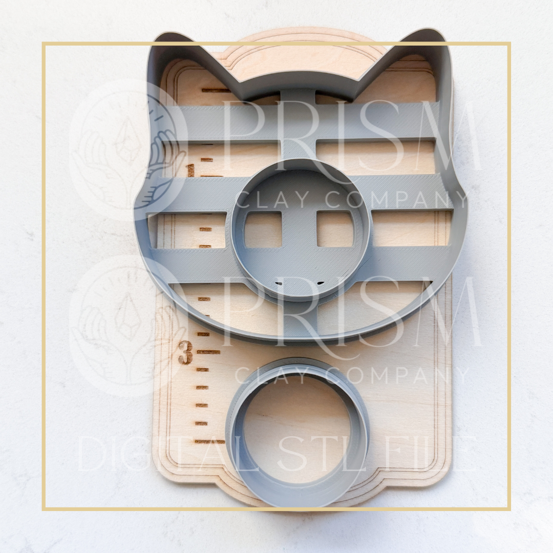 Mood Magnet STL File | Digital Instant Download | 3D Printing STL File | Polymer Clay Tool | Polymer Clay Cutter STL File