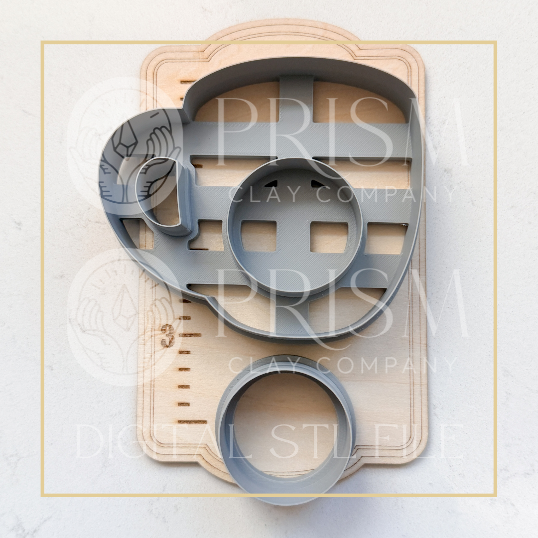 Mood Magnet STL File | Digital Instant Download | 3D Printing STL File | Polymer Clay Tool | Polymer Clay Cutter STL File