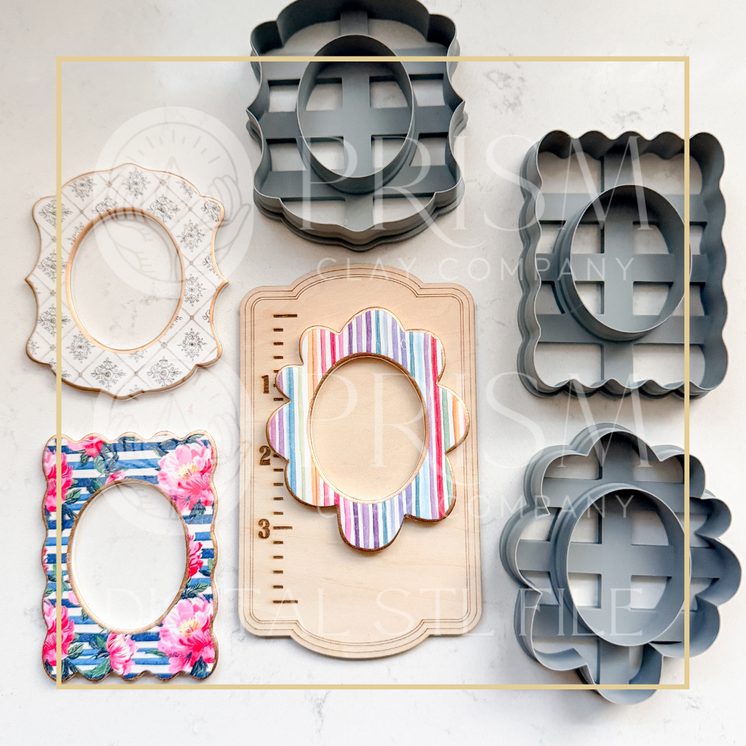 Large Frame Magnets STL File | Digital Instant Download | 3D Printing STL File | Polymer Clay Tool | Polymer Clay Cutter STL File