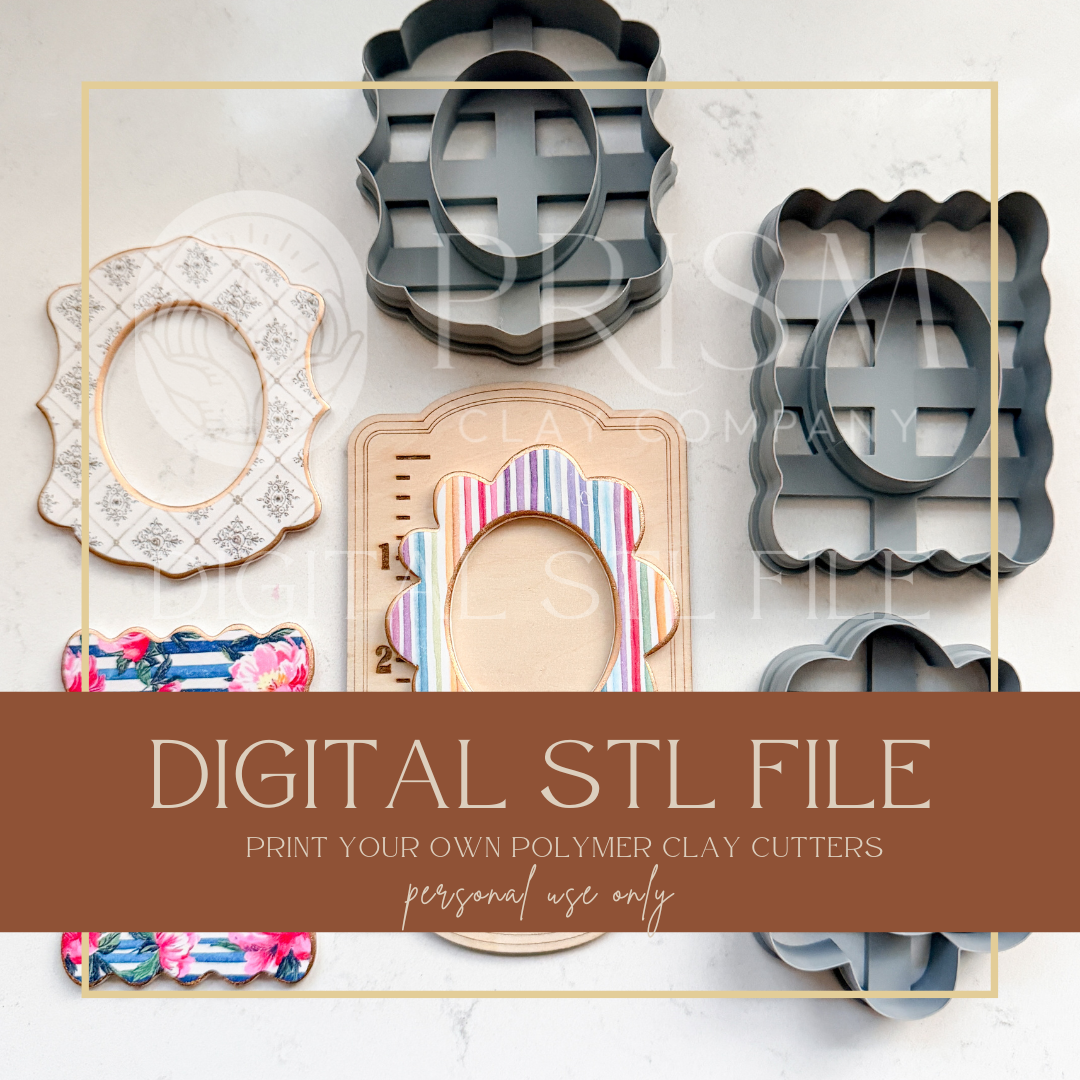 Large Frame Magnets STL File | Digital Instant Download | 3D Printing STL File | Polymer Clay Tool | Polymer Clay Cutter STL File