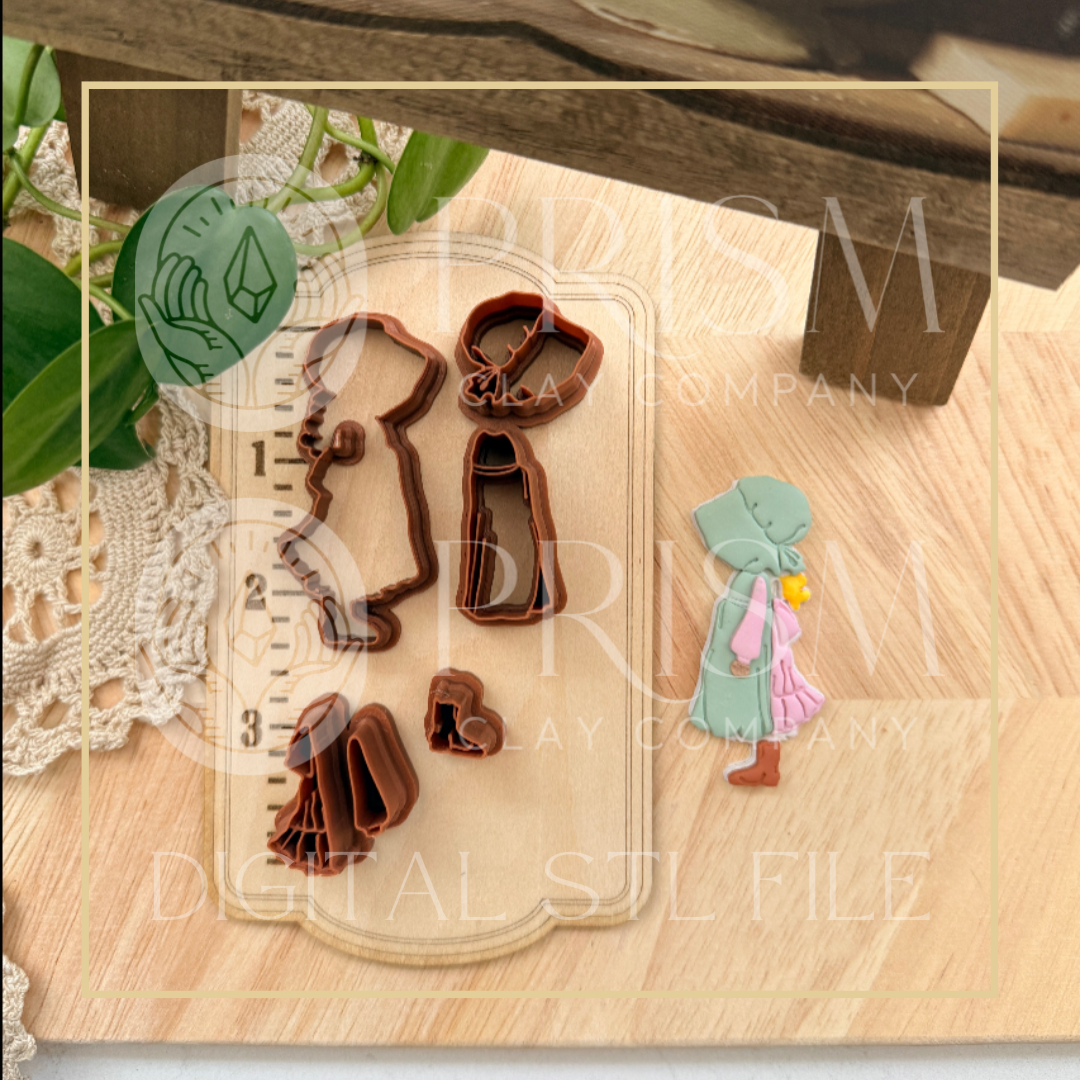 Holly Hobby Builder Cutter Set STL File | Digital Instant Download | 3D Printing STL File | Polymer Clay Tool | Polymer Clay Cutter STL File