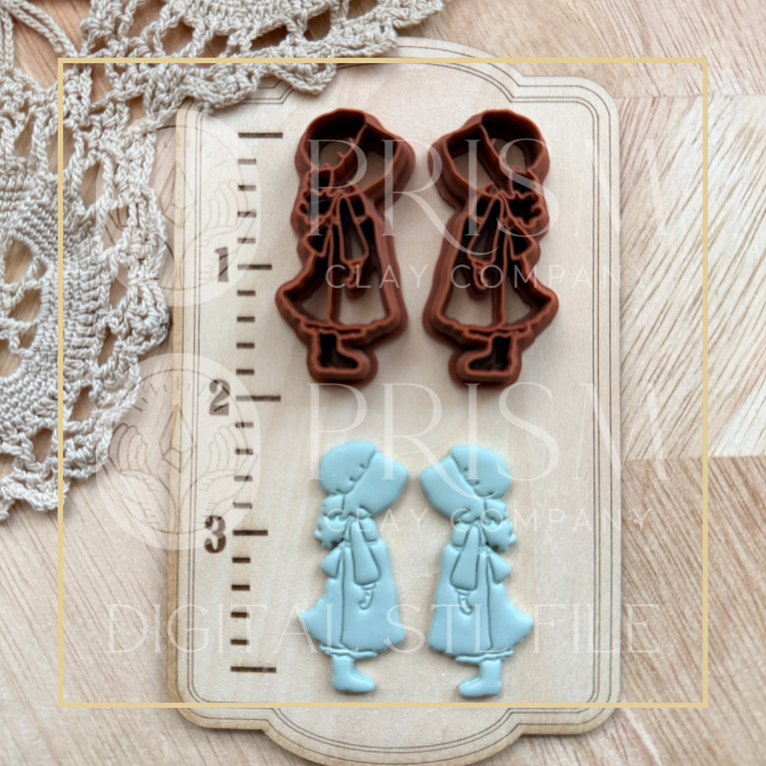Holly Hobby Clay Cutter STL File | Digital Instant Download | 3D Printing STL File | Polymer Clay Tool | Polymer Clay Cutter STL File
