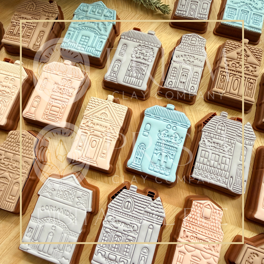SPICE VILLAGE Bundle STL File | Digital Instant Download | 3D Printing STL File | Polymer Clay Tool | Polymer Clay Cutter STL File