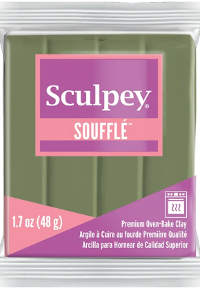 Sculpey Souffle™ Polymer Clay - Khaki Gren