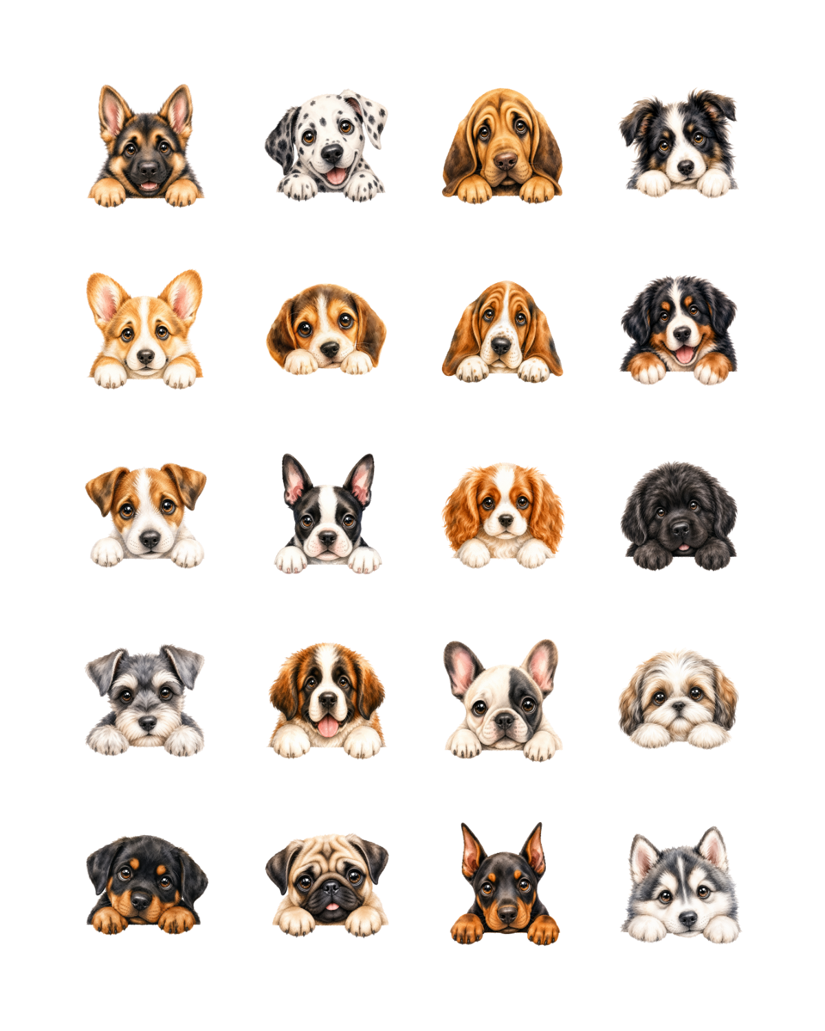 PCC 2368 PUPPY DOG EYES Transfer Paper | THE CHARM BAR