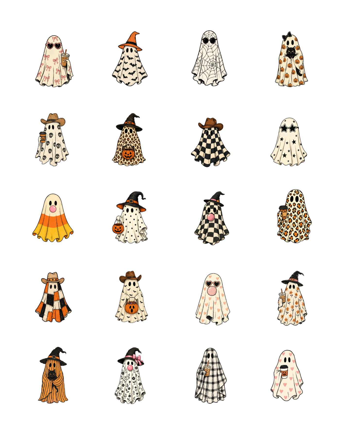 PCC 2361 GHOST IN COSTUMES Transfer Paper | THE CHARM BAR