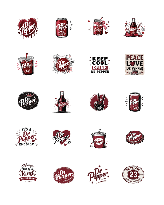 PCC 2356 DOCTOR PEPPER Transfer Paper | THE CHARM BAR