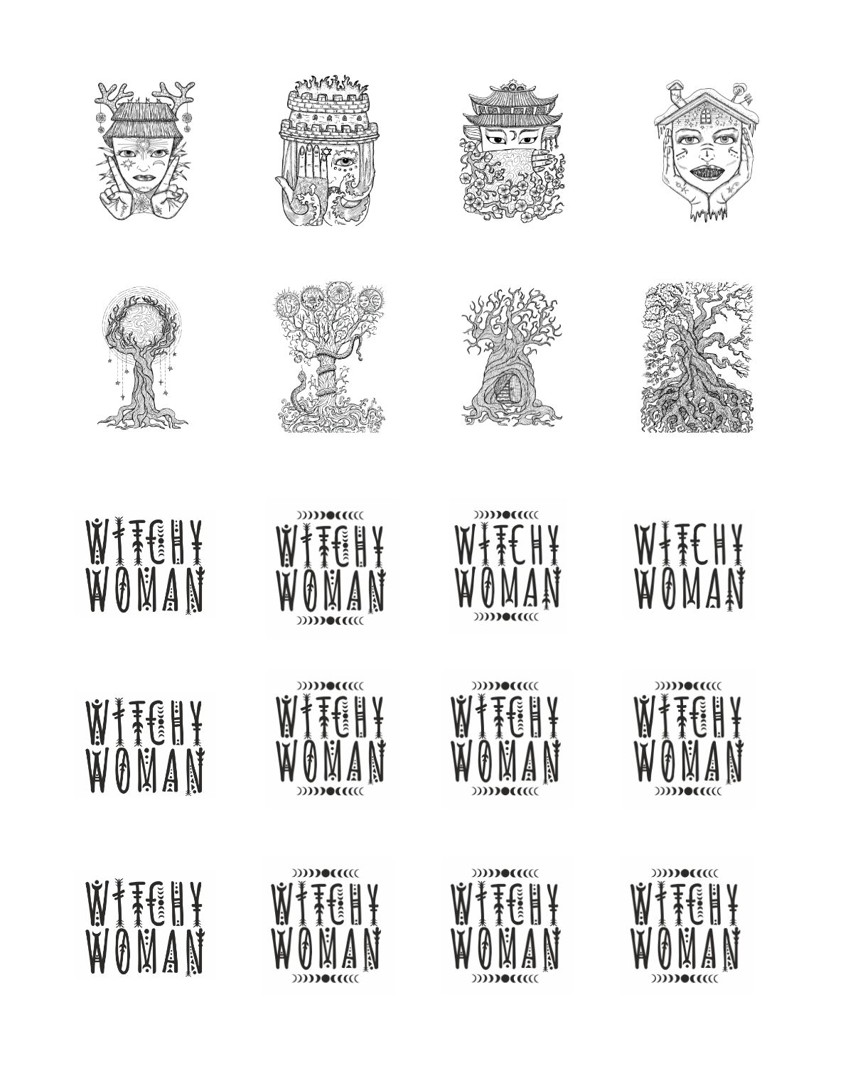 PCC 2362 WITCHY WOMAN Transfer Paper | THE CHARM BAR