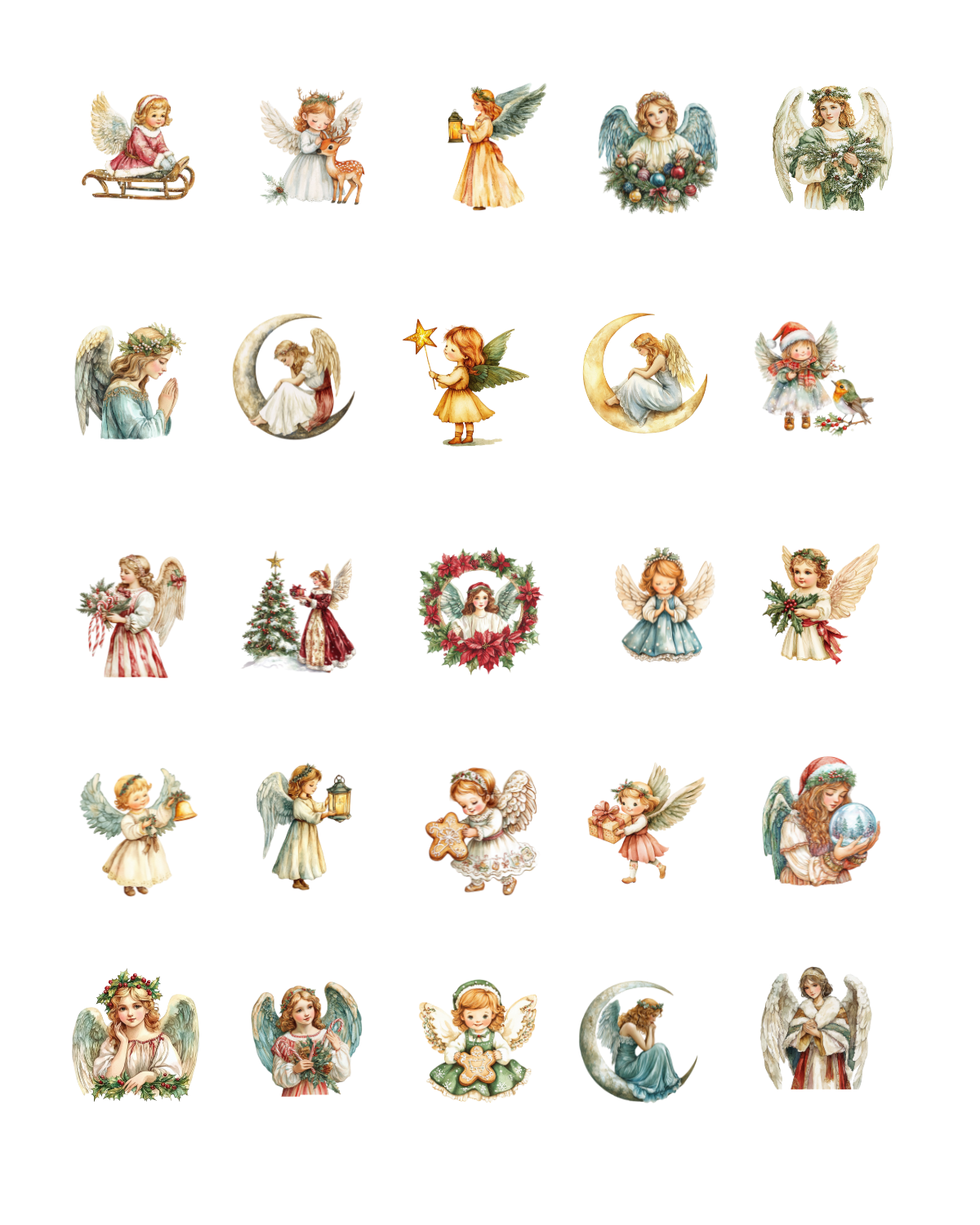 PCC 2385 ANGELS ON HIGH Transfer Paper | THE CHARM BAR