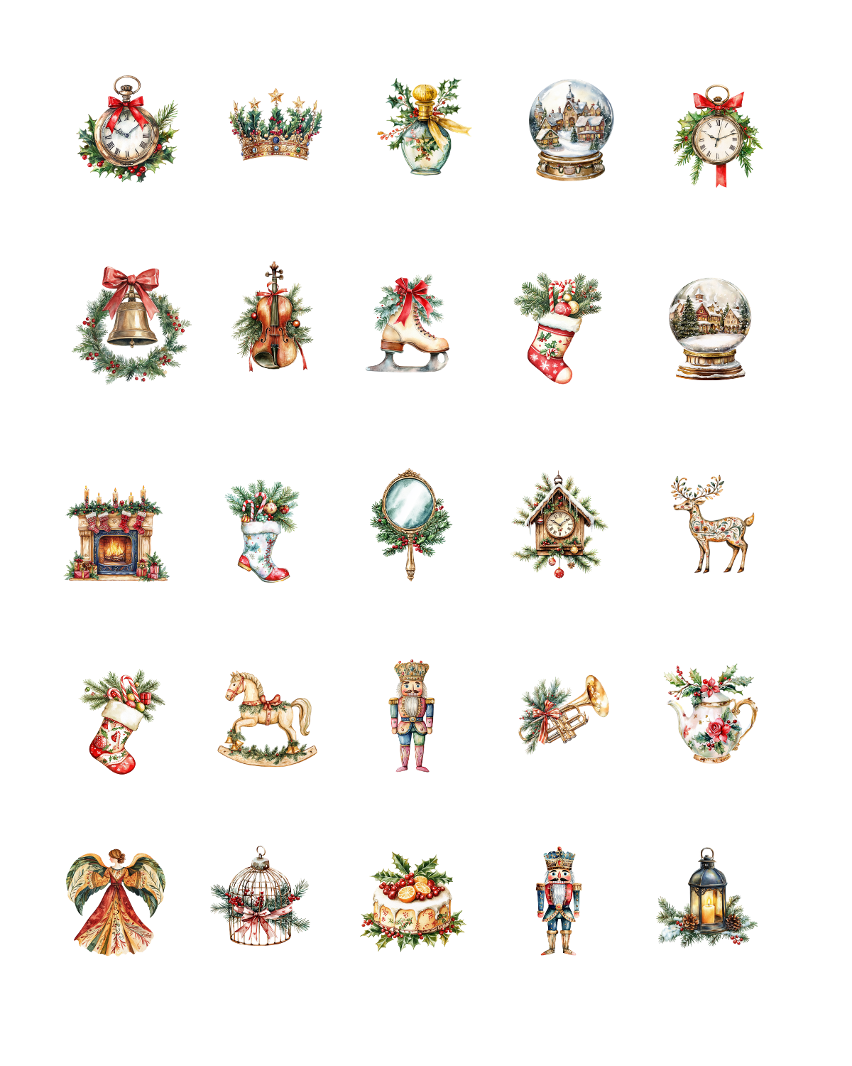 PCC 2383 HOLLY TIME Transfer Paper | THE CHARM BAR