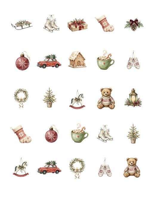 PCC 2379 WATERCOLOR CHRISTMAS Transfer Paper | THE CHARM BAR