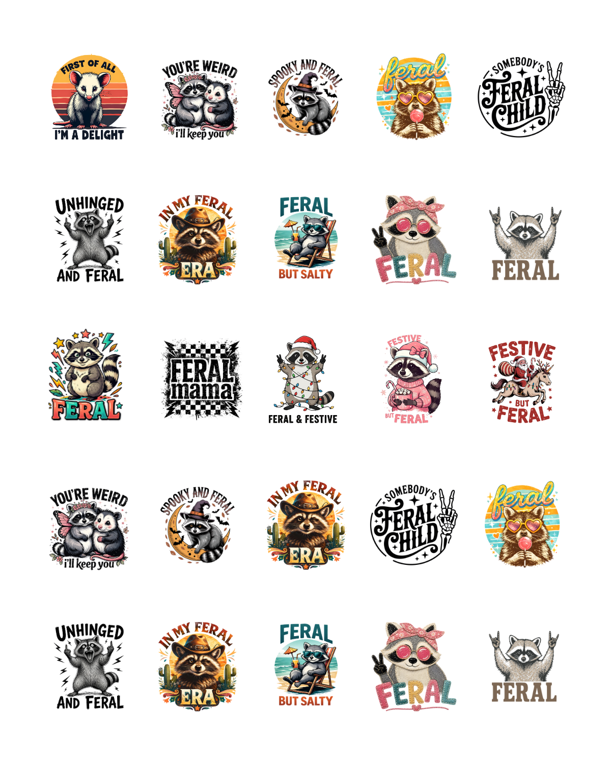 PCC 2389 FERAL Transfer Paper | THE CHARM BAR