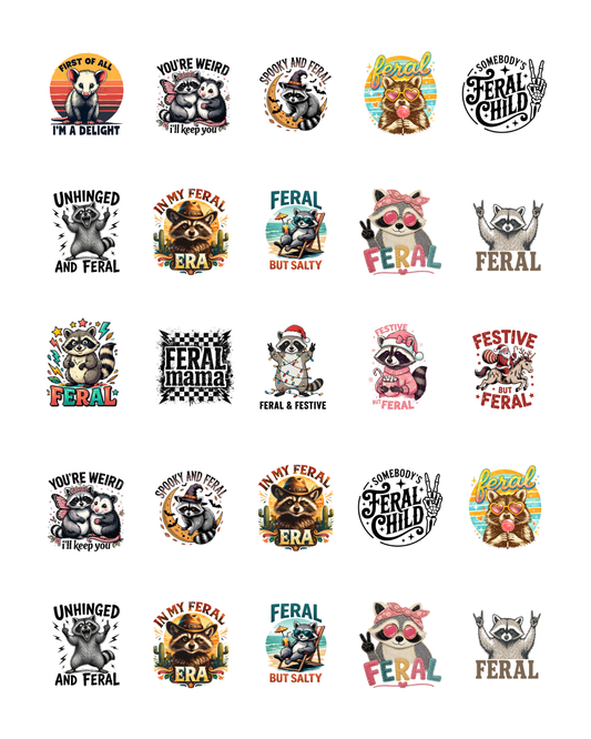 PCC 2389 FERAL Transfer Paper | THE CHARM BAR