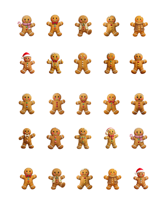 PCC 2378 GINGERBREAD COOKIES Transfer Paper | THE CHARM BAR