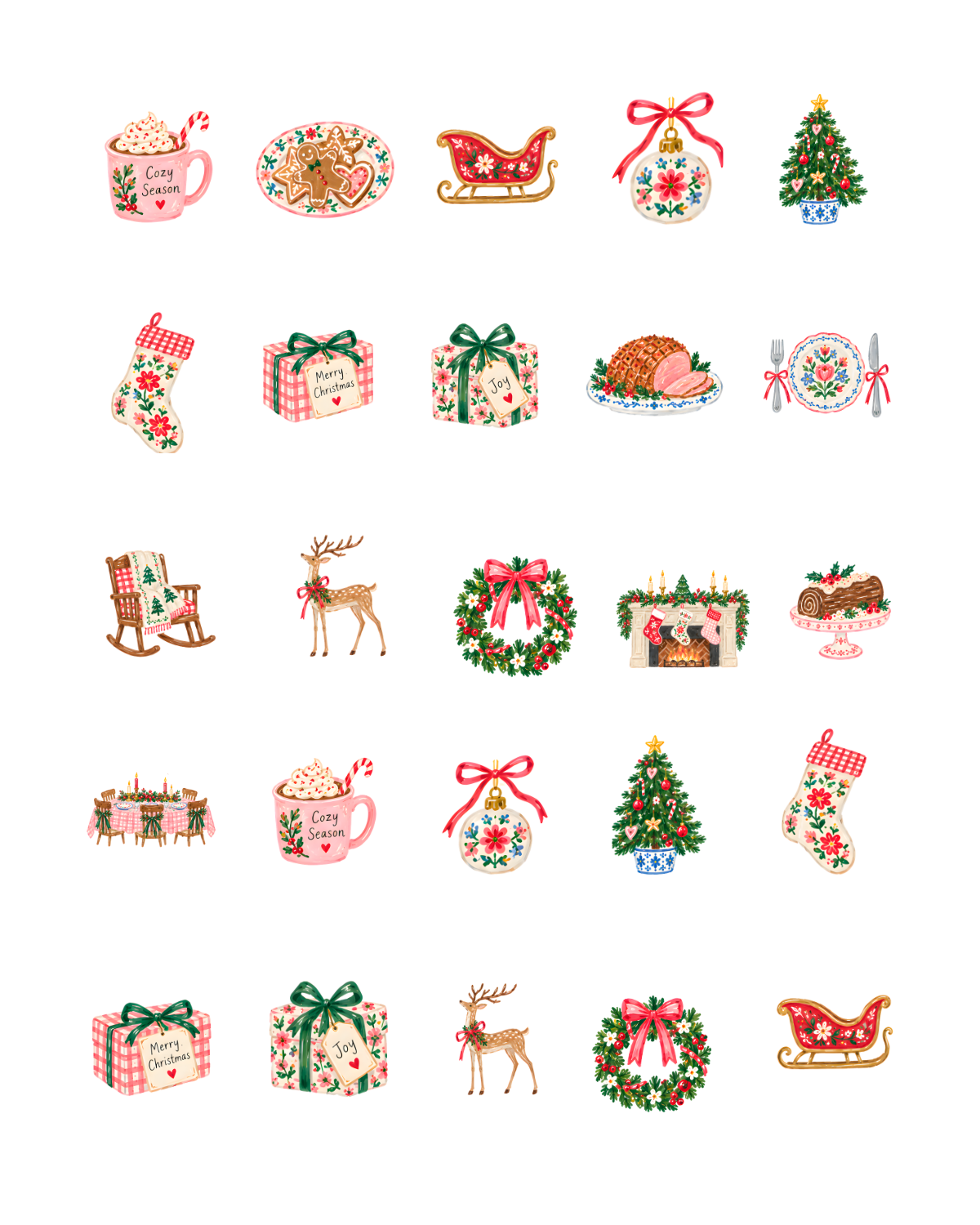 PCC 2372 COZY SEASON Transfer Paper | THE CHARM BAR