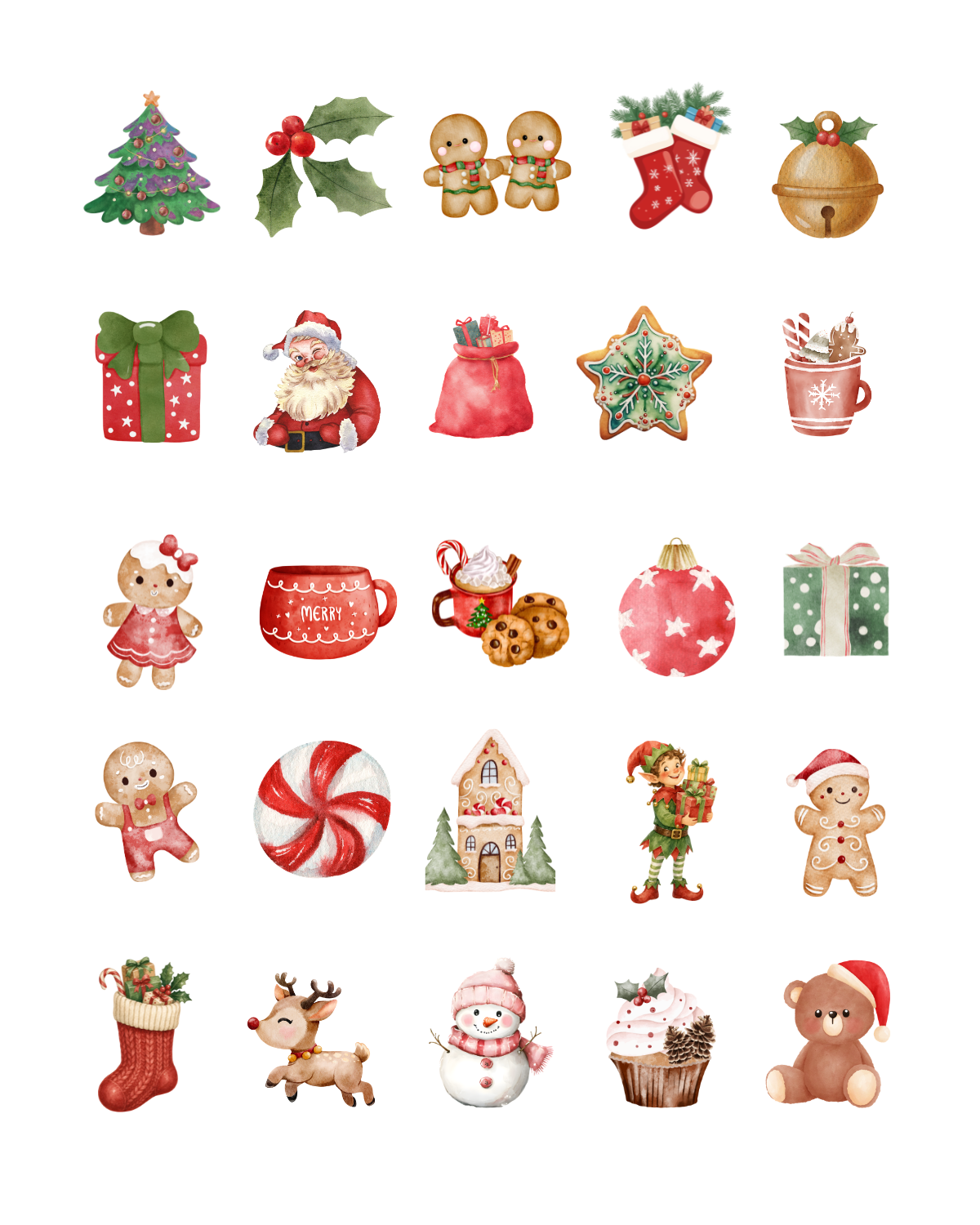 PCC 2371 MERRY CHRISTMAS Transfer Paper | THE CHARM BAR