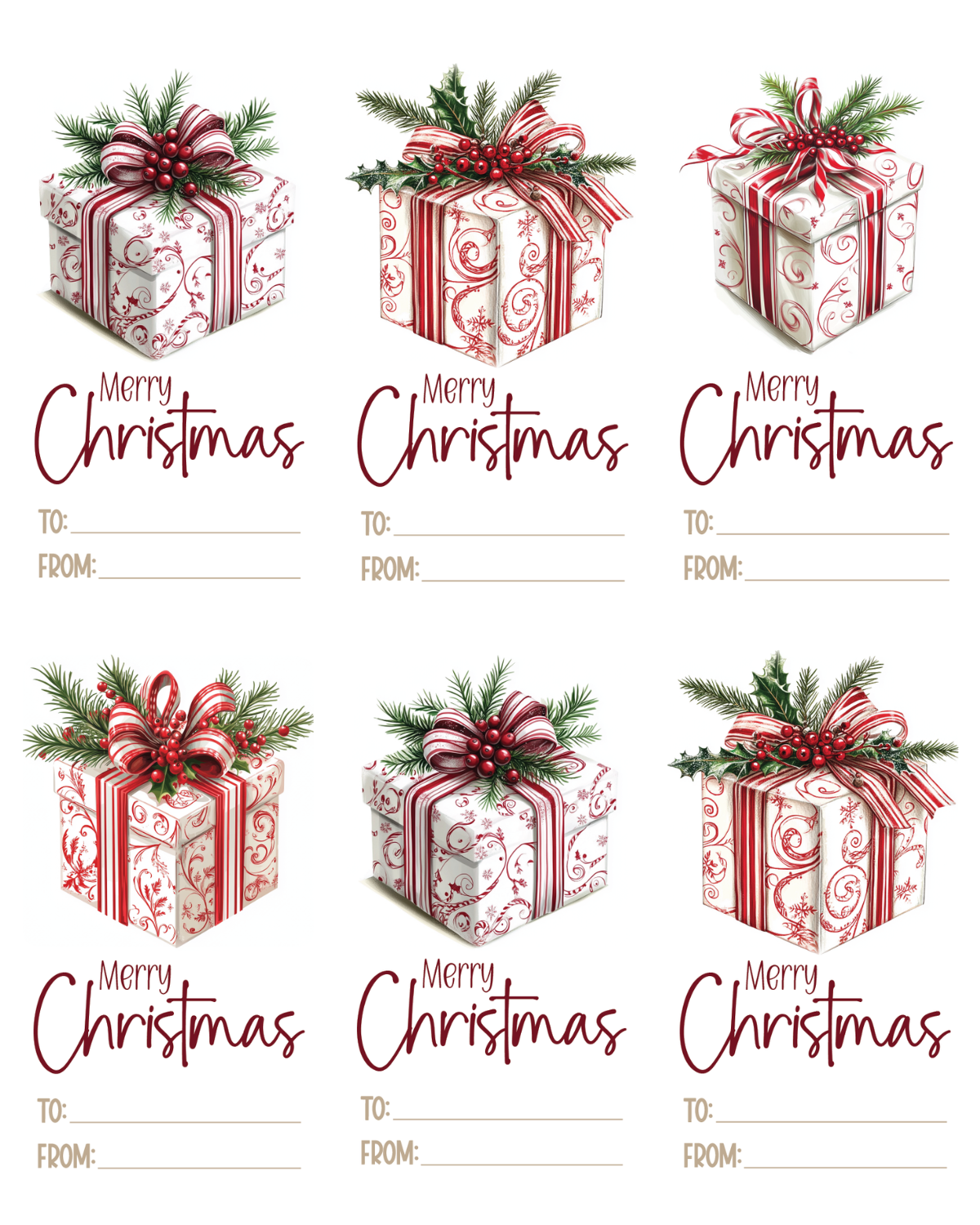 GIFT TAG CLAY CUTTERS | CHRISTMAS | POLYMER CLAY CUTTER