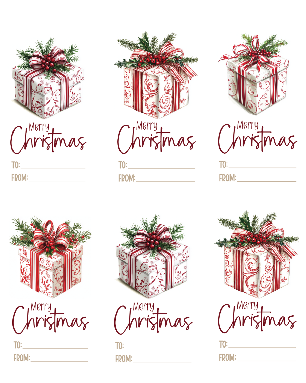 GIFT TAG CLAY CUTTERS | CHRISTMAS | POLYMER CLAY CUTTER