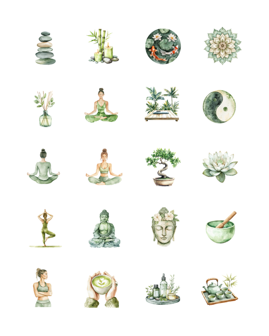PCC 2231 ZEN YOGA Transfer Paper | THE CHARM BAR