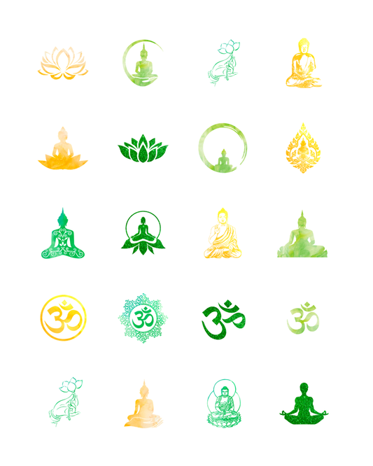 PCC 2236 GREEN BUDDHA Transfer Paper | THE CHARM BAR