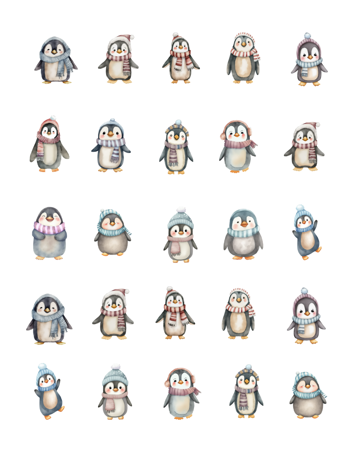 PCC 2380 PENGUINS Transfer Paper | THE CHARM BAR